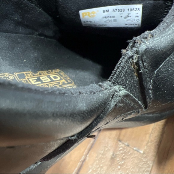 Timberland PRO Shoes Womens 8 M Newbury Safety Toe Slip On Clogs work shoe Black - Picture 7 of 11